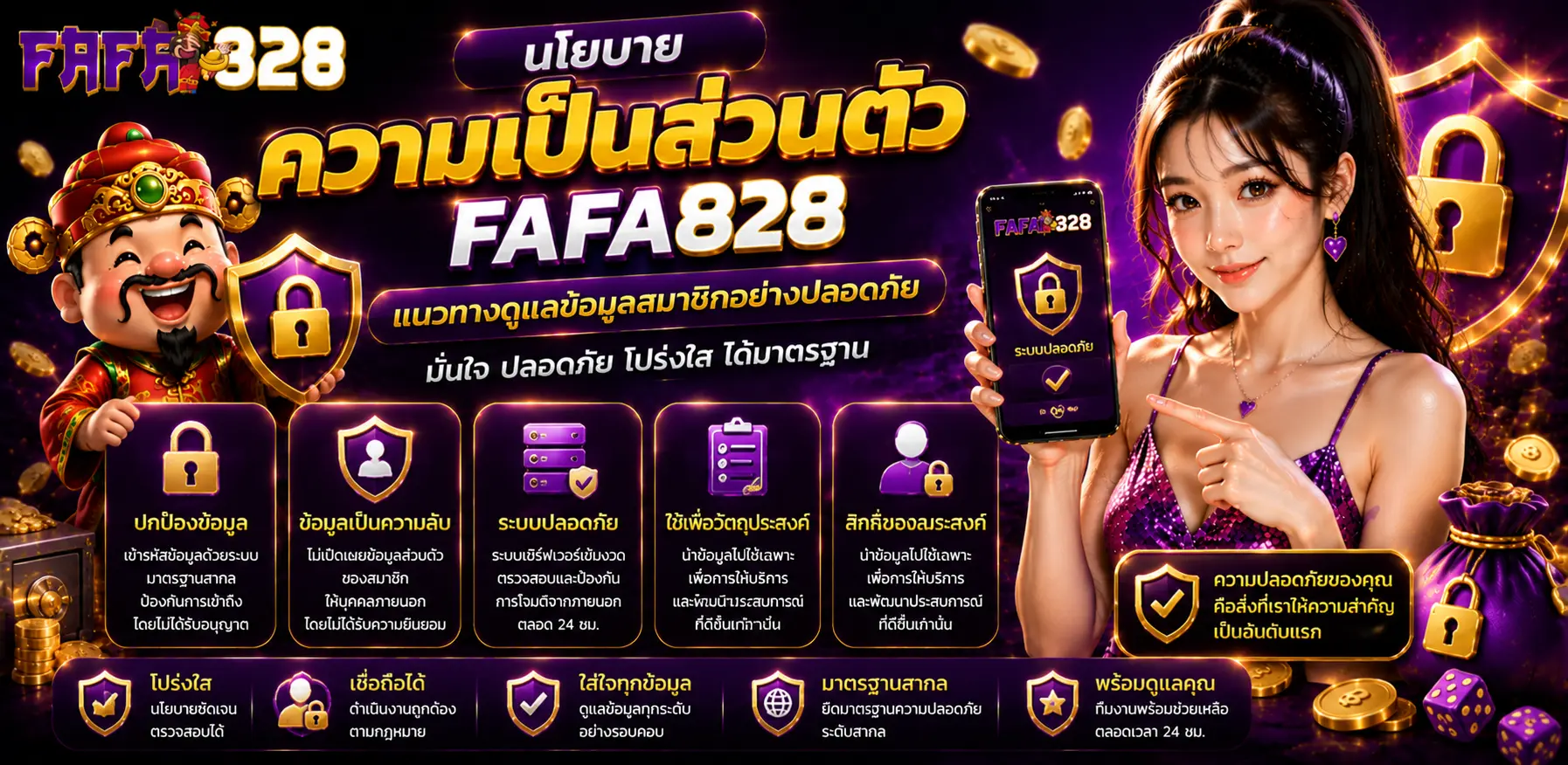 นโยบายความเป็นส่วนตัว fafa828